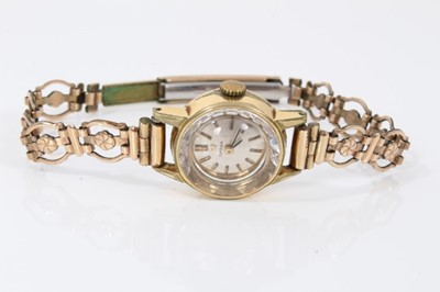 Lot 56 - Two vintage ladies Omega gold plated wristwatches