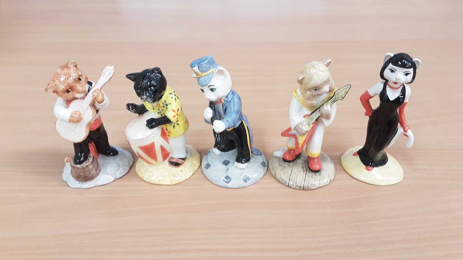 Lot 1259 - Beswick 10 piece Cat band