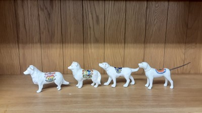 Lot 157 - Selection of Crested China Dogs, various manufacturers to include Carlton, Willow Art and Arcadian