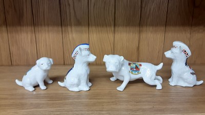 Lot 157 - Selection of Crested China Dogs, various manufacturers to include Carlton, Willow Art and Arcadian