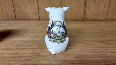 Lot 160 - Selection of Crested China models including Pigs, Boar and Rabbits, various manufacturers to include Arcadian, Carlton and Tuscan