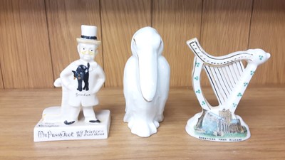 Lot 162 - Selection of Crested China models including Cars, Birds, Figures etc, various manufacturers to include Carlton, Grafton and Florentine