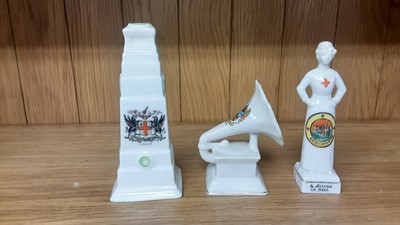 Lot 162 - Selection of Crested China models including Cars, Birds, Figures etc, various manufacturers to include Carlton, Grafton and Florentine