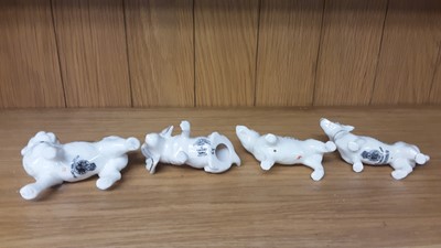 Lot 163 - Selection of Crested China Dogs, various manufacturers to include Swan, Willow Art and Arcadian