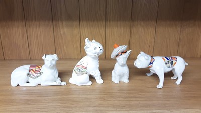 Lot 163 - Selection of Crested China Dogs, various manufacturers to include Swan, Willow Art and Arcadian