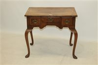 Lot 1502 - 18th century walnut crossbanded and...