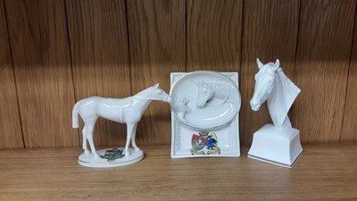 Lot 165 - Selection of Crested China Horses and Ponies, various manufacturers ito include Willow Art, Savoy and Carlton