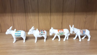 Lot 165 - Selection of Crested China Horses and Ponies, various manufacturers ito include Willow Art, Savoy and Carlton