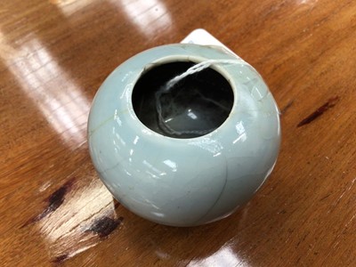 Lot 91 - Chinese duck egg blue brushwasher
