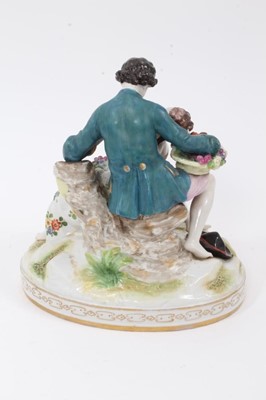 Lot 56 - Continental figural group