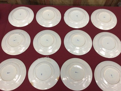 Lot 78 - Rare set of twelve Dutch month of the year dishes