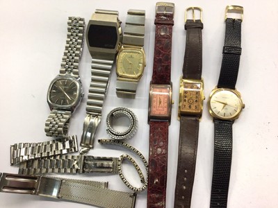 Lot 743 - Collection of various wristwatches and straps