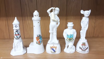 Lot 170 - Selection of Crested China models including figures and animals, various manufacturers to include Arcadian, Rowena and Willow Art