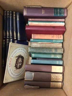 Lot 192 - Two boxes of mixed books, including antiquarian