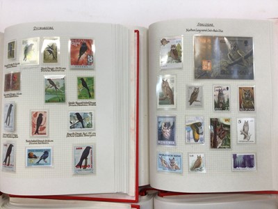 Lot 1412 - Stamps an extensive and extremely well presented and notated bird collection, the majority appear unminted, to include miniature sheets, booklet panes, se-tenant panes etc, all housed in twenty nin...