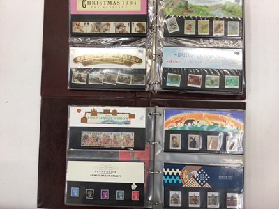 Lot 1416 - Stamps G.B. including two albums of presentation packs, first day covers, special cancellations etc.