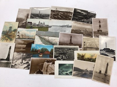 Lot 1417 - Postcards World selection in carry case, including real photographic, windmills, light houses, topographical etc (100's)