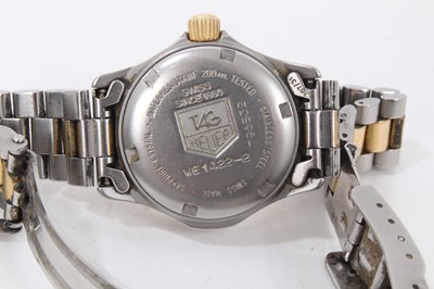 Lot 126 - Ladies Tag Heuer Professional bi-metal wristwatch