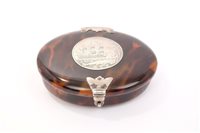 Lot 558 - Rare 17th century tortoiseshell and Silverer...