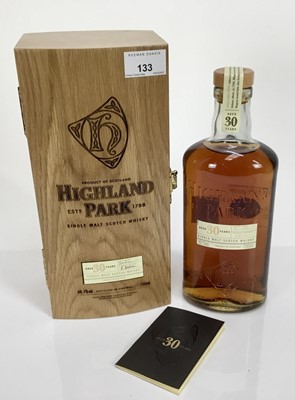 Lot 133 - Whisky - one bottle, Highland Park 30 year old