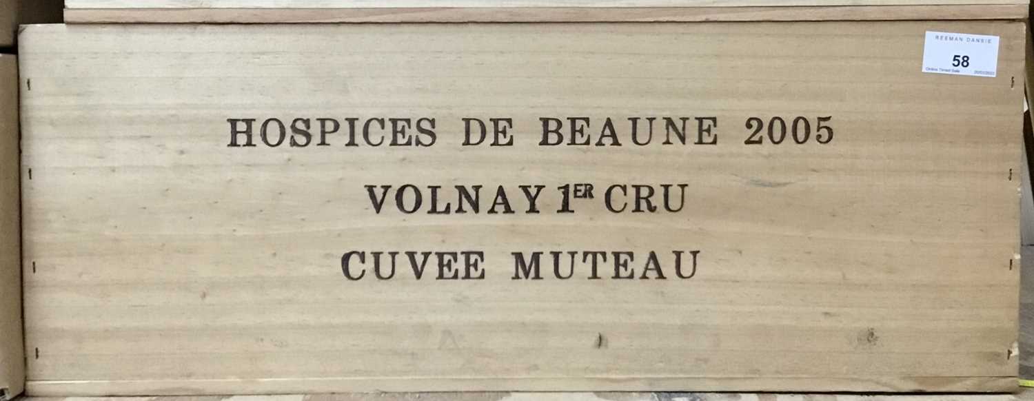 Lot 58 - Wine - twelve bottles, Volnay Premier Cru General Muteau 2005