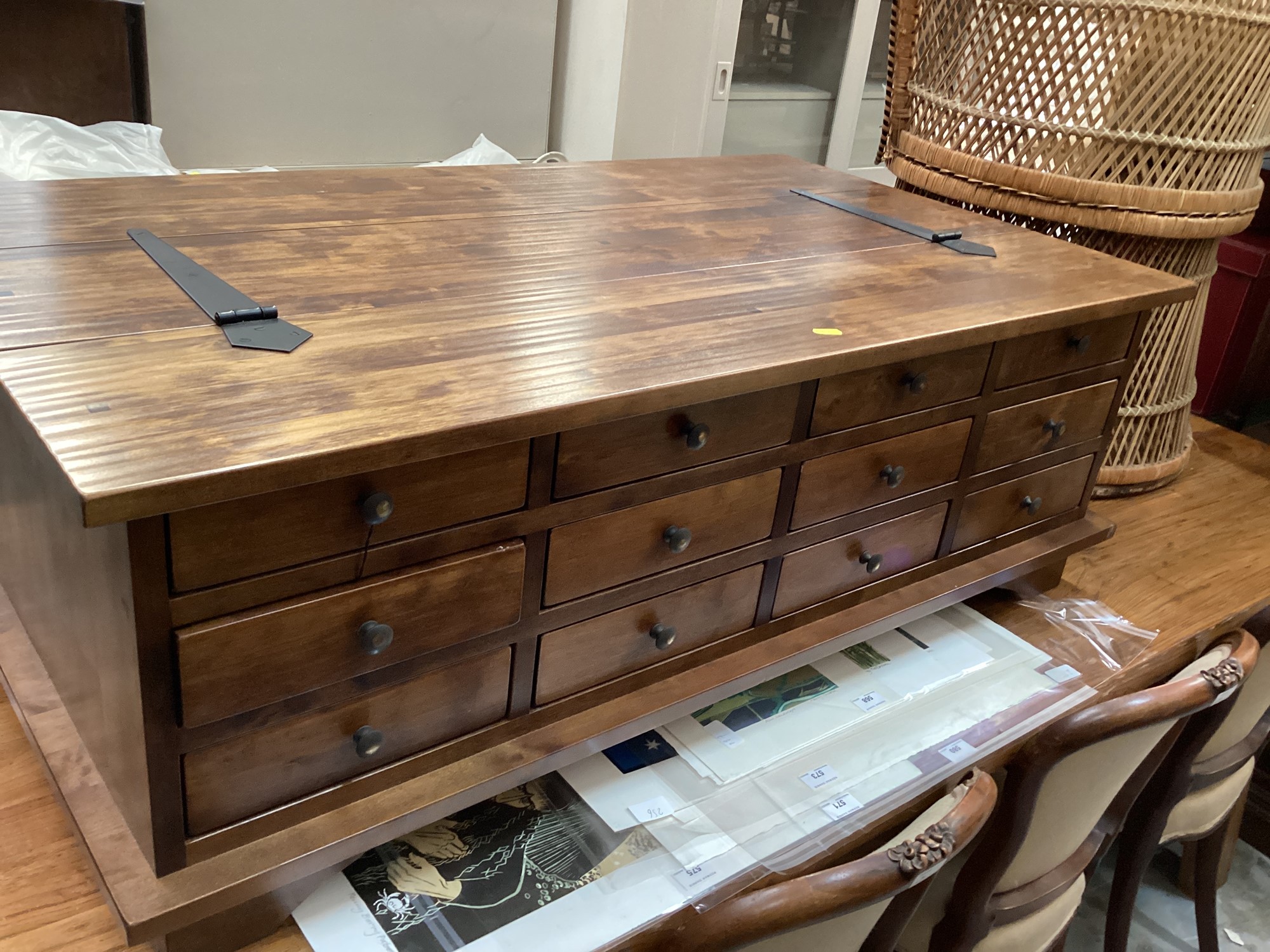 Lot 948 Laura Ashley Garrat 12 Drawer apothecary