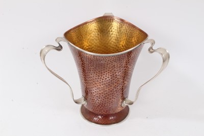 Lot 751 - Early 20th century American Gorham three handled vase/wine cooler