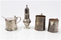 Lot 568 - Georgian Silverer christening tankard with...