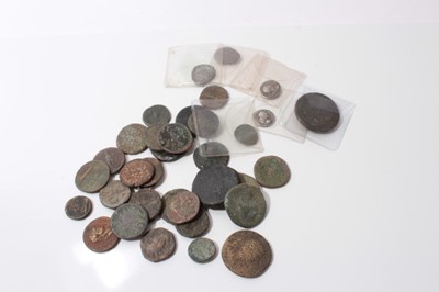 Lot 508 - Ancients - To include Greek - Ptolymey AE, Roman silver Denarius and others (N.B. General condition poor but some better examples noted) (33 coins)