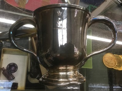 Lot 448 - Loving cup and sundries