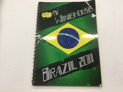 Lot 1506 - Original Amy Winehouse 2011 Brazil Tour information pack (with provenance)