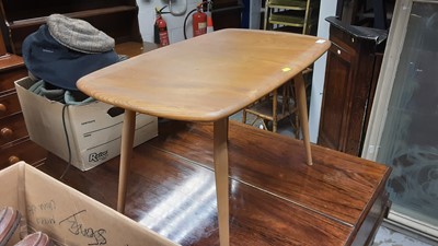 Lot 1081 - Ercol coffee table, 72cm wide, 45cm deep, 45cm high