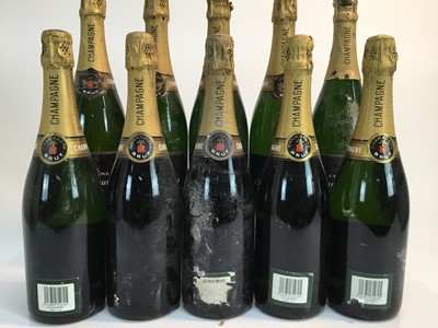Lot 11 - Champagne - ten bottles, Charles Courbet Speciale Cuvee