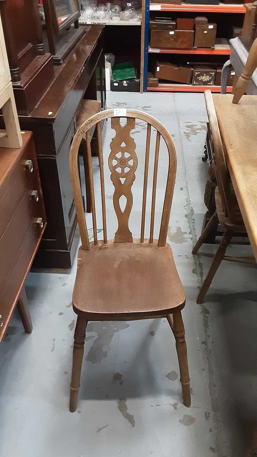 Lot 1112 - Pair of wheelback chairs