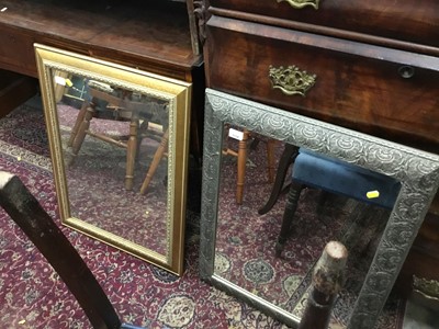 Lot 1070 - Two framed wall mirrors