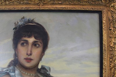 Lot 1125 - Leon Herbo (1850-1907) oil on canvas