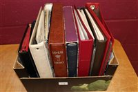 Lot 174 - Accessories - two boxes containing coin albums...