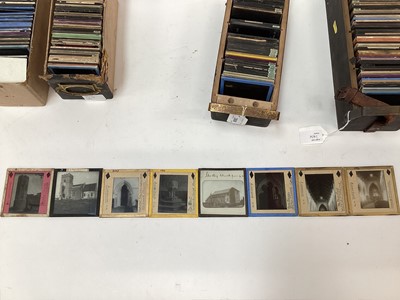 Lot 2606 - Quantity of boxed magic lantern slides