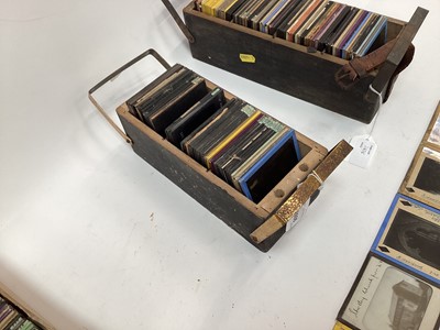 Lot 2606 - Quantity of boxed magic lantern slides