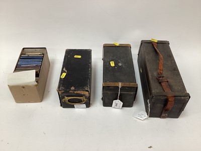 Lot 2606 - Quantity of boxed magic lantern slides