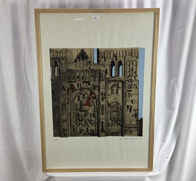 Lot 131 - Kenneth Rowntree (1915-1997) Durham cathedral, print