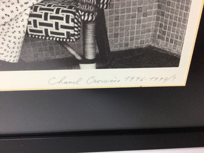 Lot 2237 - Chanel Croisiere 1996-1997 press pack with 25 limited edition prints of photographs taken by Karl Lagerfeld, ten of which are framed