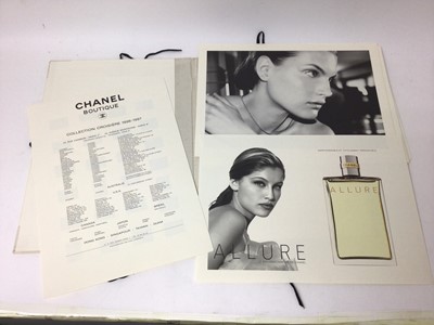 Lot 2237 - Chanel Croisiere 1996-1997 press pack with 25 limited edition prints of photographs taken by Karl Lagerfeld, ten of which are framed