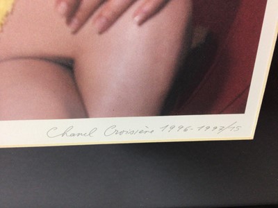 Lot 2237 - Chanel Croisiere 1996-1997 press pack with 25 limited edition prints of photographs taken by Karl Lagerfeld, ten of which are framed