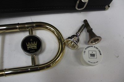 Lot 2325 - Antique silvered euphonium by Lincoln
