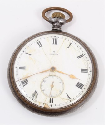 Lot 582 - Omega watch (Provenance - from Gordon Anderson, Scots Guards, liberated Belson in WWII)