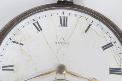 Lot 582 - Omega watch (Provenance - from Gordon Anderson, Scots Guards, liberated Belson in WWII)