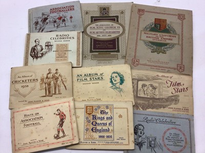 Lot 1481 - Collection of 17 sets of cigarette cards