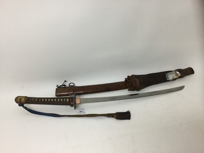 Lot 904 - Second World War Japanese officers wakizashi sword