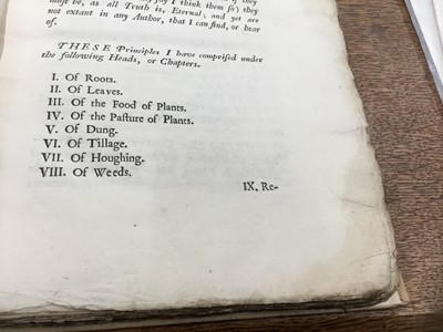 Lot 680 - Tull, Jethro, The New Horse-Houghing Husbandry, 1731 first edition